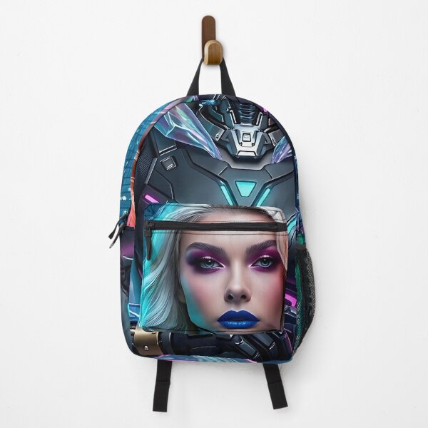 Item preview, Cyberpunk Neon Android Queen designed and sold by ToxicInkArt.