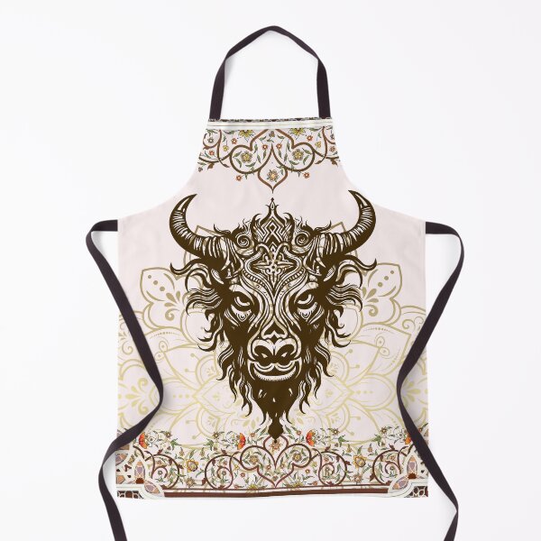 Item preview, Intricate Tribal Bull Head Mandala Art Design designed and sold by Justyna93.