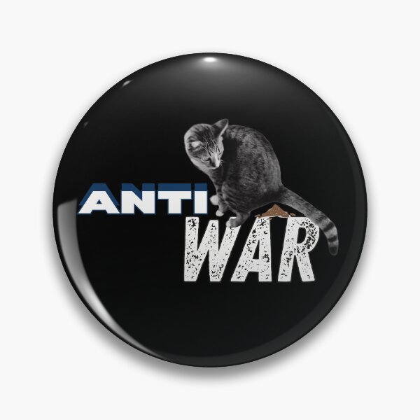 Item preview, Cat Meme Anti War designed and sold by HappyHavenStu.