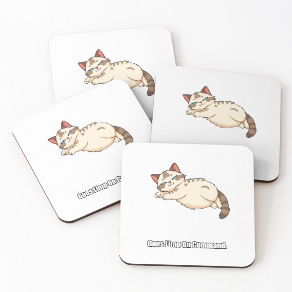 Item preview, Ragdoll Cat Sticker - Goes Limp On Command - Funny Ragdoll Owner Gift designed and sold by pawdrops.