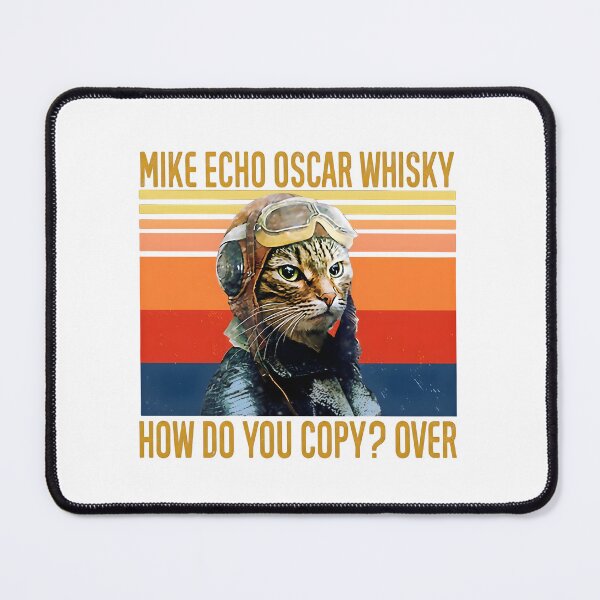 Item preview, Cat Mike Echo Oscar How Do You Copy Over Vintag designed and sold by basic-kelton.
