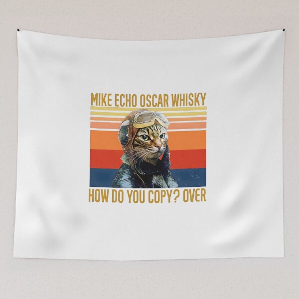 Item preview, Cat Mike Echo Oscar How Do You Copy Over Vintag designed and sold by basic-kelton.