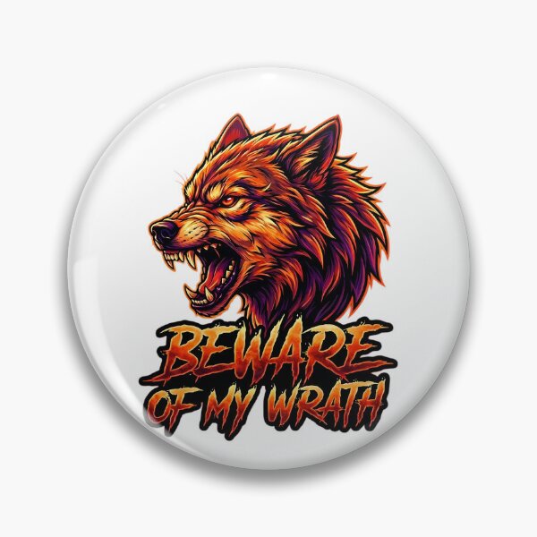 Item preview, Wolf Beware of My Wrath Graphic designed and sold by SupernovaNote.