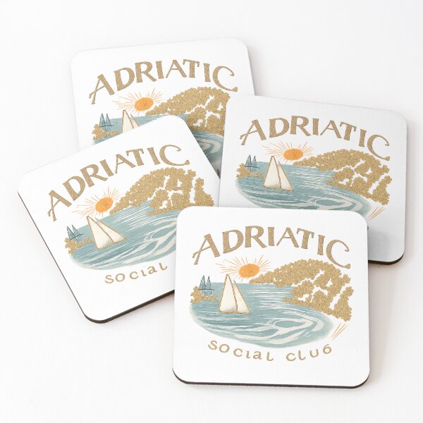 Item preview, Adriatic Social Club – Vintage Dalmatian Coast Travel Design designed and sold by EverFind.
