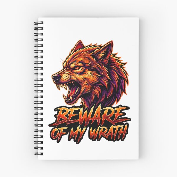 Item preview, Wolf Beware of My Wrath Graphic designed and sold by SupernovaNote.