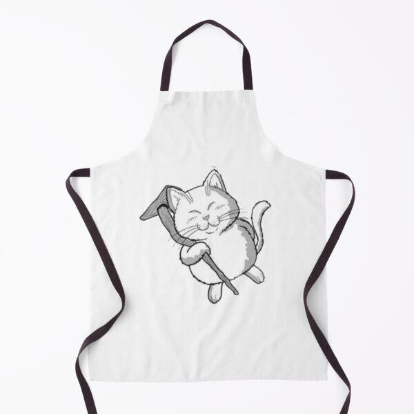 Item preview, Wise white martial arts master cat holding a staff designed and sold by Deviantfant.