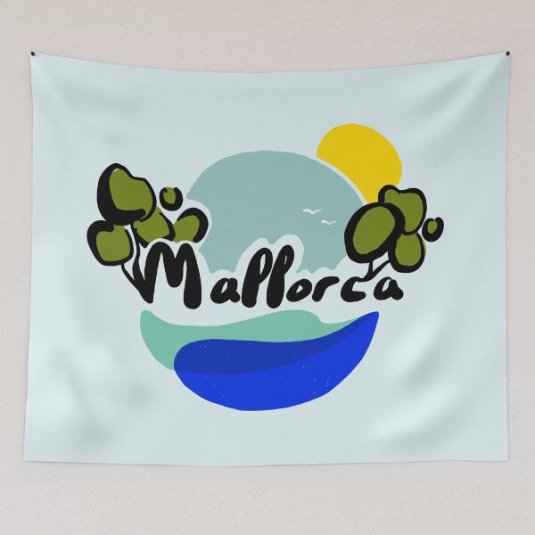 Item preview, Mallorca Spain | Balearic Island Travel Gift designed and sold by Covo Studio.