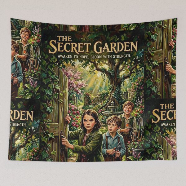 Item preview, Awaken to Hope. Bloom with Strength. – The Secret Garden Fine Art Print designed and sold by Art's Diner.