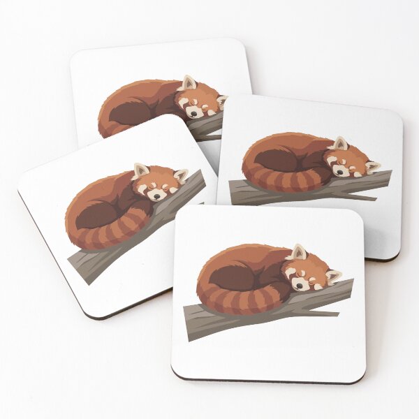 Item preview, sleeping red panda designed and sold by didiiii74210.