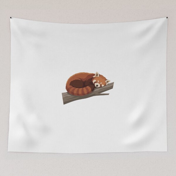 Item preview, sleeping red panda designed and sold by didiiii74210.