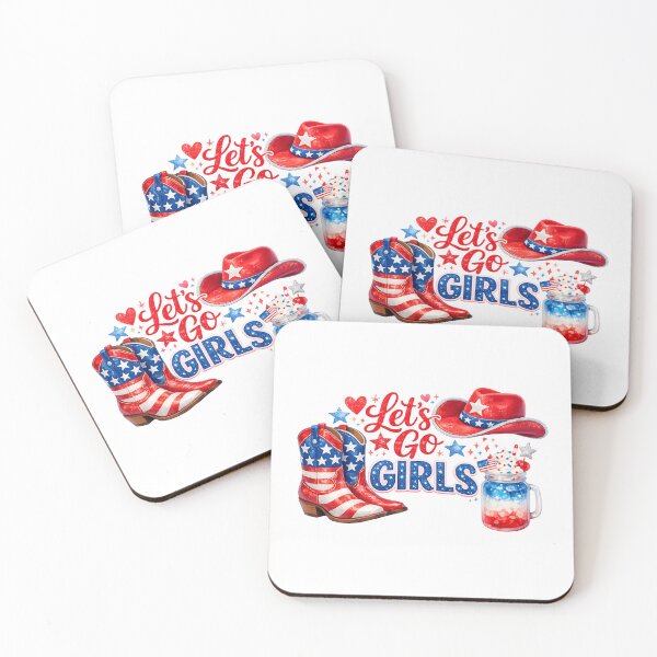 Item preview, Lets go girls red designed and sold by RahRahsCreation.
