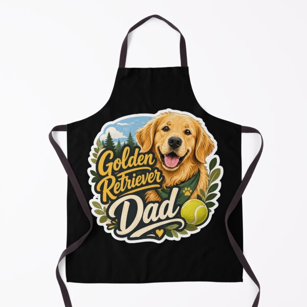 Item preview, Golden Retriever Dad Dog Lover Sticker designed and sold by Sketchlegacy.