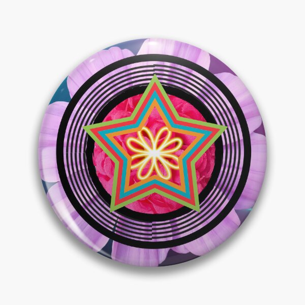 Item preview, Neon Geometric Star Mandala Design - Abstract Futuristic Glow Art PNG designed and sold by Palette-Vibes.