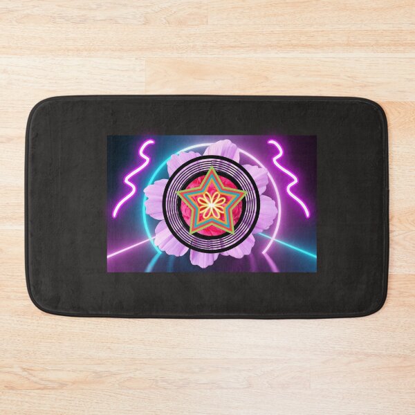 Item preview, Neon Geometric Star Mandala Design - Abstract Futuristic Glow Art PNG designed and sold by Palette-Vibes.
