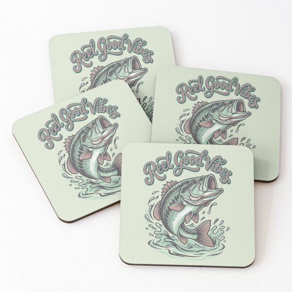 Item preview, Reel Good Vibes Bass Fishing Artwork designed and sold by AwesomeBeyondLimits.
