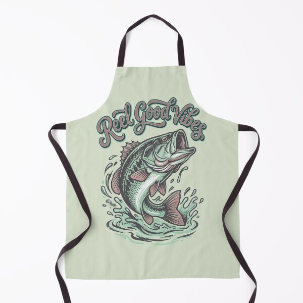 Item preview, Reel Good Vibes Bass Fishing Artwork designed and sold by AwesomeBeyondLimits.