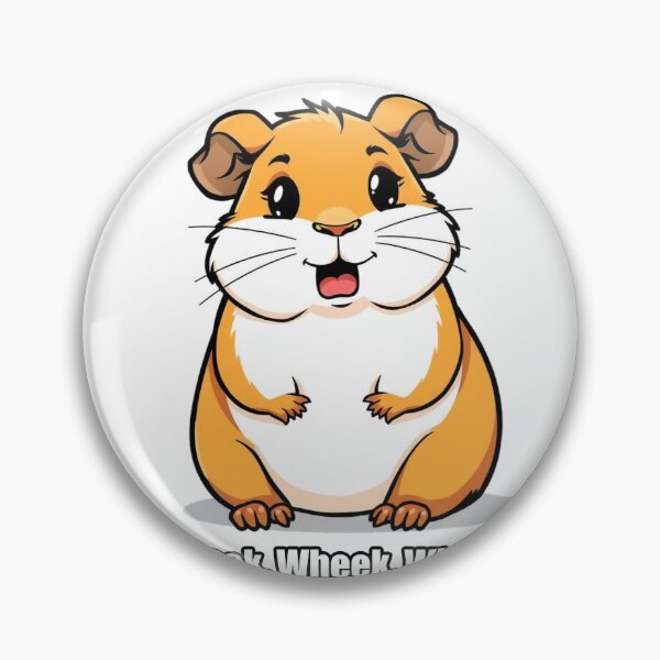 Item preview, Guinea Pig Sticker - Wheek Wheek Wheek - Funny Guinea Pig Owner Gift designed and sold by pawdrops.