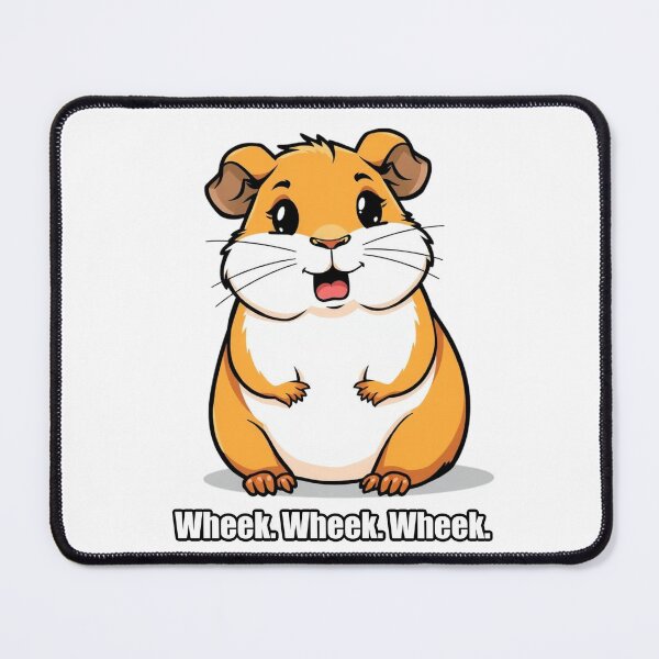 Aperçu de l'œuvre Guinea Pig Sticker - Wheek Wheek Wheek - Funny Guinea Pig Owner Gift créée et vendue par pawdrops.