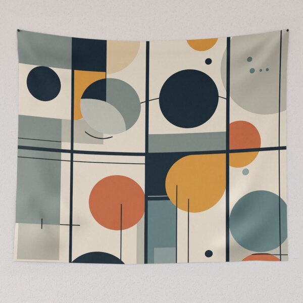 Item preview, Modernist Vertical Structure Luxury Design Painting designed and sold by EnmarcArt.