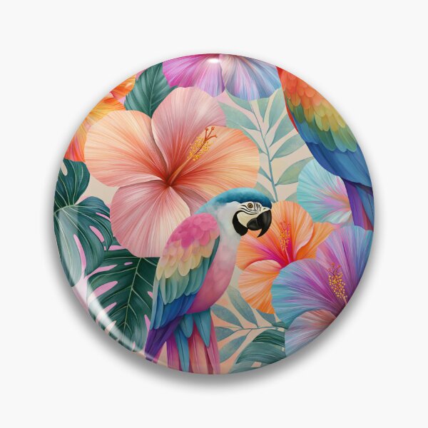Item preview, Bright Tropical Pattern-Parrot 2 designed and sold by Gypsykiss.
