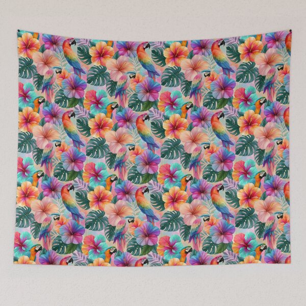 Item preview, Bright Tropical Pattern-Parrot 2 designed and sold by Gypsykiss.