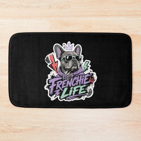 Item preview, Frenchie Life Cool French Bulldog Sticker  designed and sold by Sketchlegacy.