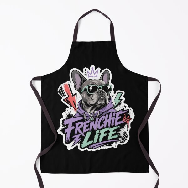 Item preview, Frenchie Life Cool French Bulldog Sticker designed and sold by Sketchlegacy.
