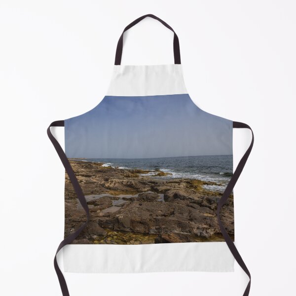 Item preview, Crashing Ocean Waves Over Rocky Shoreline With White Foam Splash And Textured Rocks designed and sold by Nmallia.