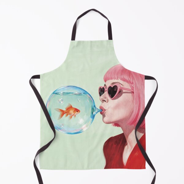 Item preview, Bubble Fish Surreal Pop Art Illustration designed and sold by ModriArt.