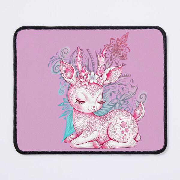 Item preview, Cute Whimsical Deer With Floral Patterns designed and sold by Galwaneer.