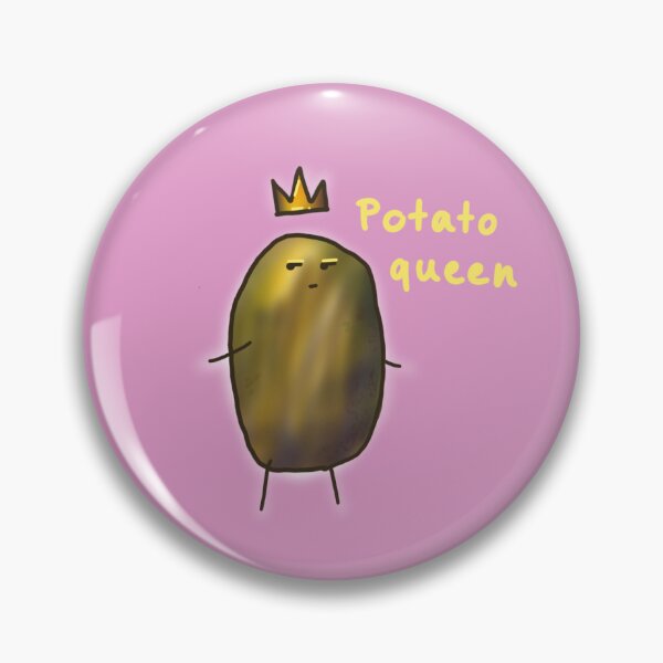 Item preview, Funny cute Potato queen  designed and sold by NinaHalfNinja.