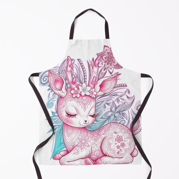 Item preview, Cute Whimsical Deer With Floral Patterns designed and sold by Galwaneer.