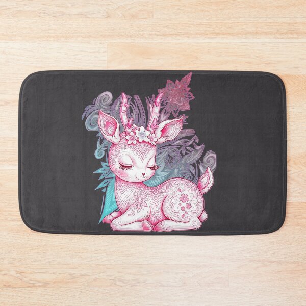 Item preview, Cute Whimsical Deer With Floral Patterns designed and sold by Galwaneer.