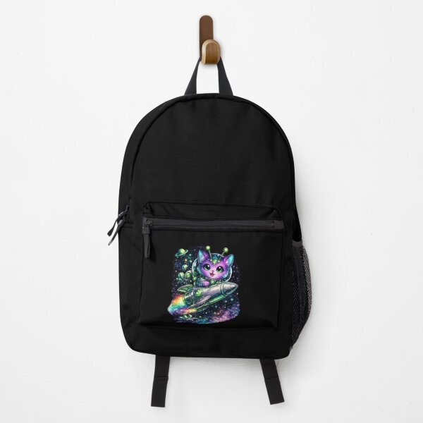 Item preview, Cute Alien Cat Rocket Adventure in Cosmic Galaxy designed and sold by TheZyro.
