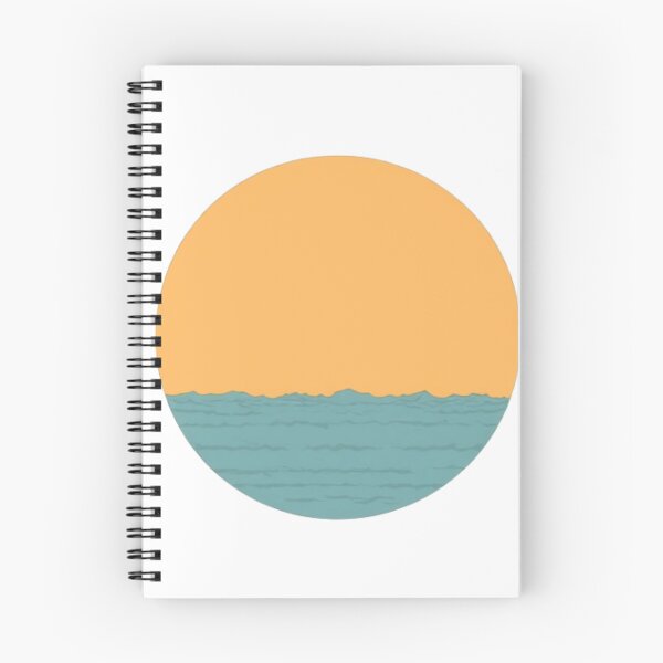 Item preview, Minimalist Sunset and Ocean Waves designed and sold by LstpStudio-Art.