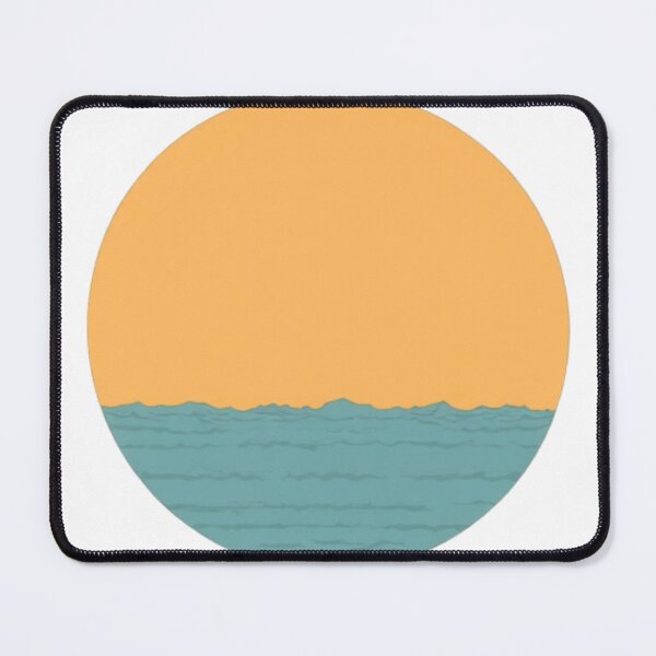 Item preview, Minimalist Sunset and Ocean Waves designed and sold by LstpStudio-Art.