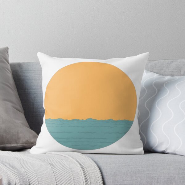 Item preview, Minimalist Sunset and Ocean Waves designed and sold by LstpStudio-Art.