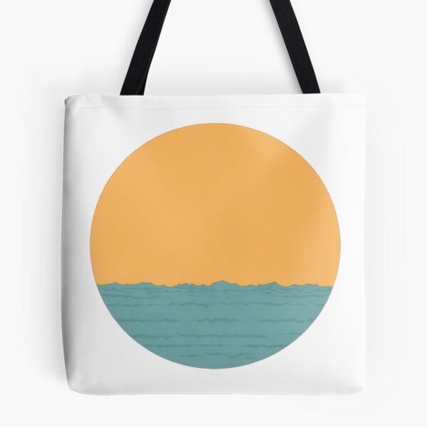 Item preview, Minimalist Sunset and Ocean Waves designed and sold by LstpStudio-Art.