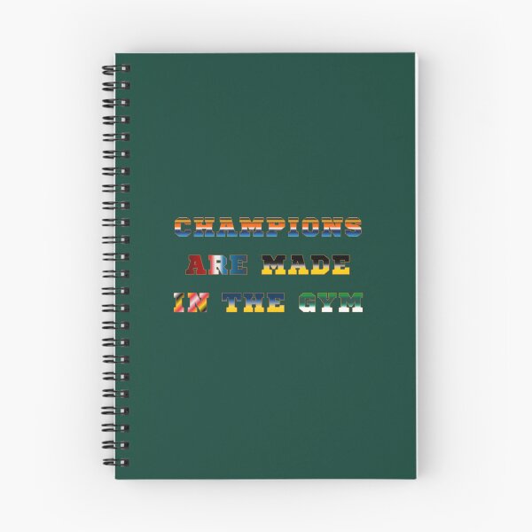 Item preview, Champions are Made in the Gym #4 designed and sold by Holy JM Designs.