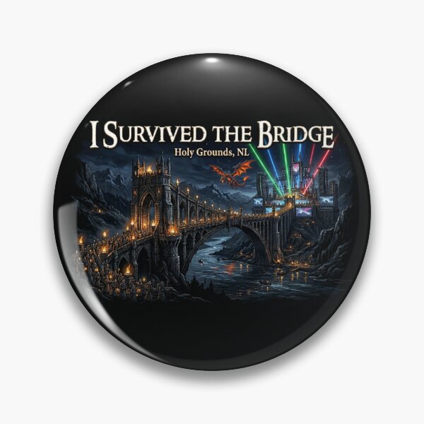Item preview, I Survived The Bridge Holy Grounds Hardstyle Festival designed and sold by SPAZE-Typo.