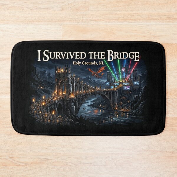 Item preview, I Survived The Bridge Holy Grounds Hardstyle Festival designed and sold by SPAZE-Typo.