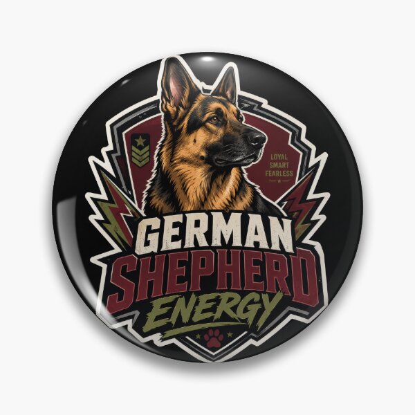 Item preview, German Shepherd Energy Dog Sticker  designed and sold by Sketchlegacy.