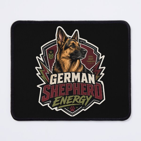 Item preview, German Shepherd Energy Dog Sticker  designed and sold by Sketchlegacy.