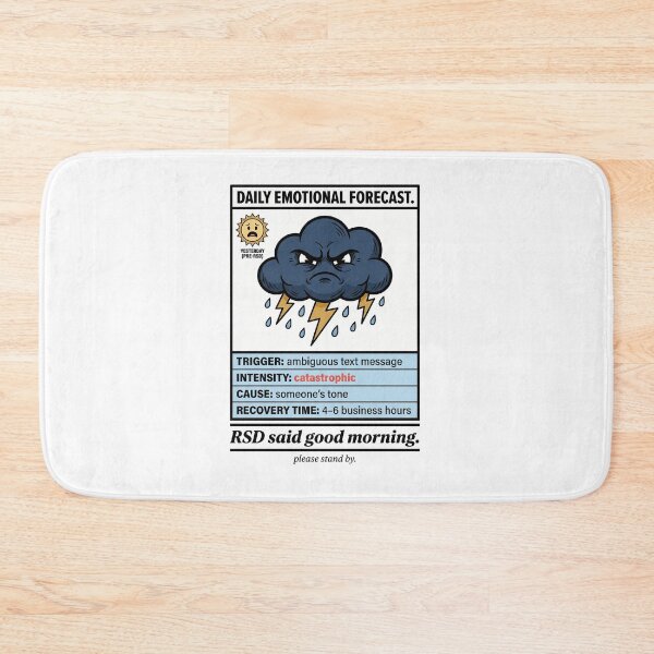 Item preview, Rejection Sensitive Dysphoria Humor: RSD Said Good Morning ADHD Gift designed and sold by Osmose-Studio ⭐⭐⭐⭐⭐.