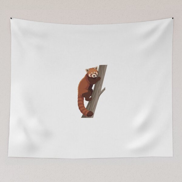 Item preview, red panda on a branch designed and sold by didiiii74210.