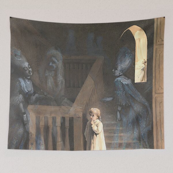 Item preview, Party on the Stairs - Adelaide Claxton designed and sold by Jon-Baran.