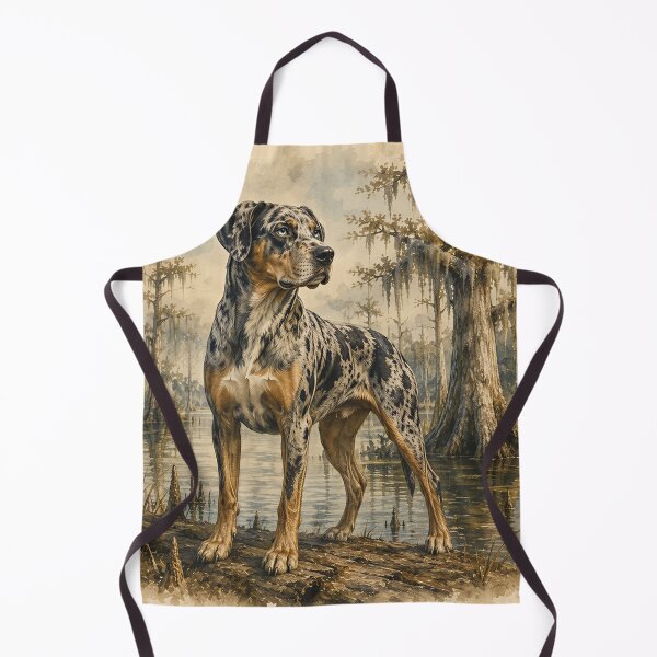 Item preview, Louisiana Catahoula Leopard Dog Digital Watercolor Painting designed and sold by RebelPawz.