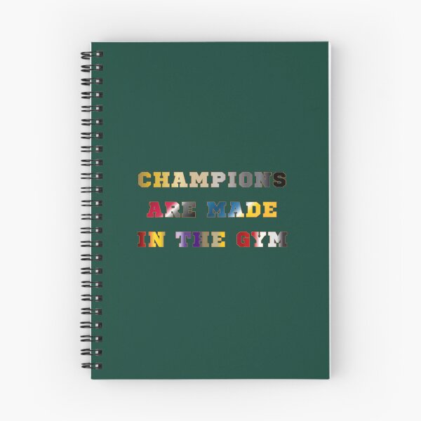 Item preview, Champions are Made in the Gym #6 designed and sold by Holy JM Designs.