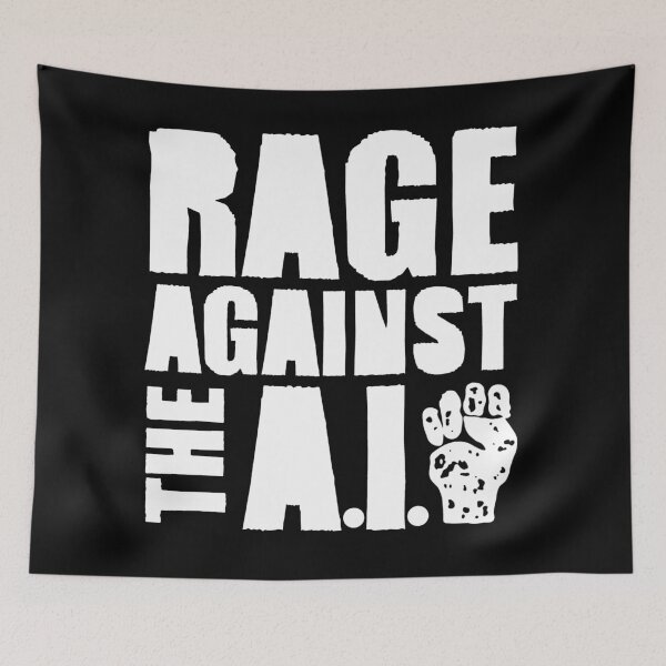 Item preview, rage against the ai (anti ai) designed and sold by remerasnerdas.