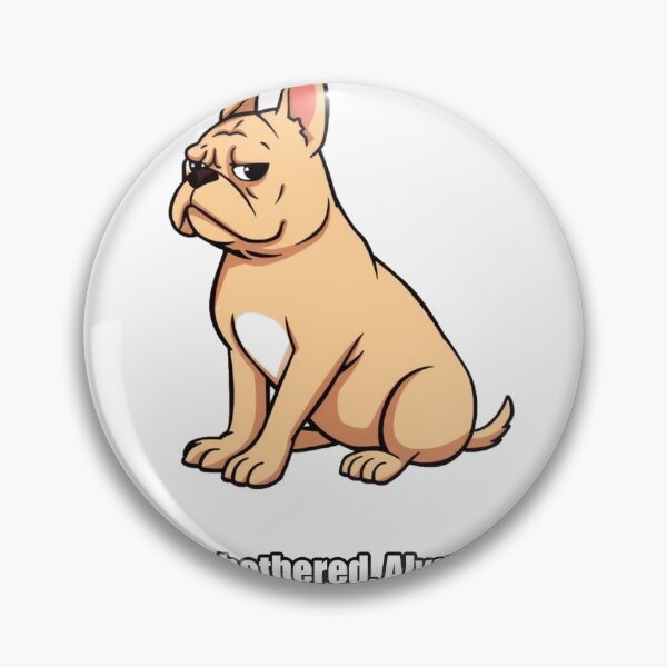 Item preview, French Bulldog Sticker - Unbothered Always - Funny Frenchie Owner Gift designed and sold by pawdrops.
